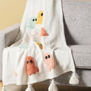 Multi colored Rachel Zoe ghost blanket